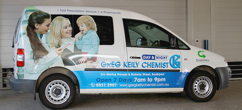 Greg Keily Chemist Van